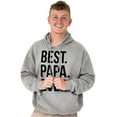 thumbnail image 5 of Best Papa Ever Fathers Day Gift Hoodie Hooded Sweatshirt Men Brisco Brands L, 5 of 6