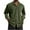 Army Green, variant on Men's Solid Ribbed Knit Button Down Shirts Casual Long Sleeve Solid Color Blouse Pullover Texture Collared Tops (L, Army Green)