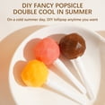 thumbnail image 4 of Tunhigl Homemade Lollipop Ice Ball Maker - Quick & Space-Saving Food Grade Ice Mold for Summer Drinks & Ice Cream Green, 4 of 8