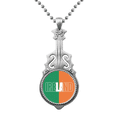 thumbnail image 1 of Irlanda, país, nombre de la bandera Colgante Joyería Música Guitarra Torque Star Moon Unbranded M, 1 of 3