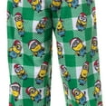 thumbnail image 4 of Minions Pajama Pants Boys Christmas Santa Minion Plaid Fleece PJ Bottoms For Kids, 4 of 7