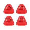 thumbnail image 2 of LJNYFDC D Ring D Buckle Set 4Pcs Easy to Install PVC Surfboard Dinghy Boat Triangle Patch Buckle Ring for Water Activity D Ring Pad, 2 of 6
