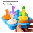 thumbnail image 3 of Silicone Popsicle Mold Reusable Ice Cream Molds Ice Lolly Moulds Family DIY, 3 of 4