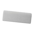 thumbnail image 2 of Cojín de cabecera de esponja suave con soporte para almohada individual, ideal para dormitorios y oficinas. Gris claro, 2 of 9