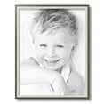 thumbnail image 2 of ArtToFrames 14" x 18" Silver with Stained Grey Picture Frame, 14x18 inch Silver Wood Poster Frame (WOM-4767), 3 Pack, 2 of 7