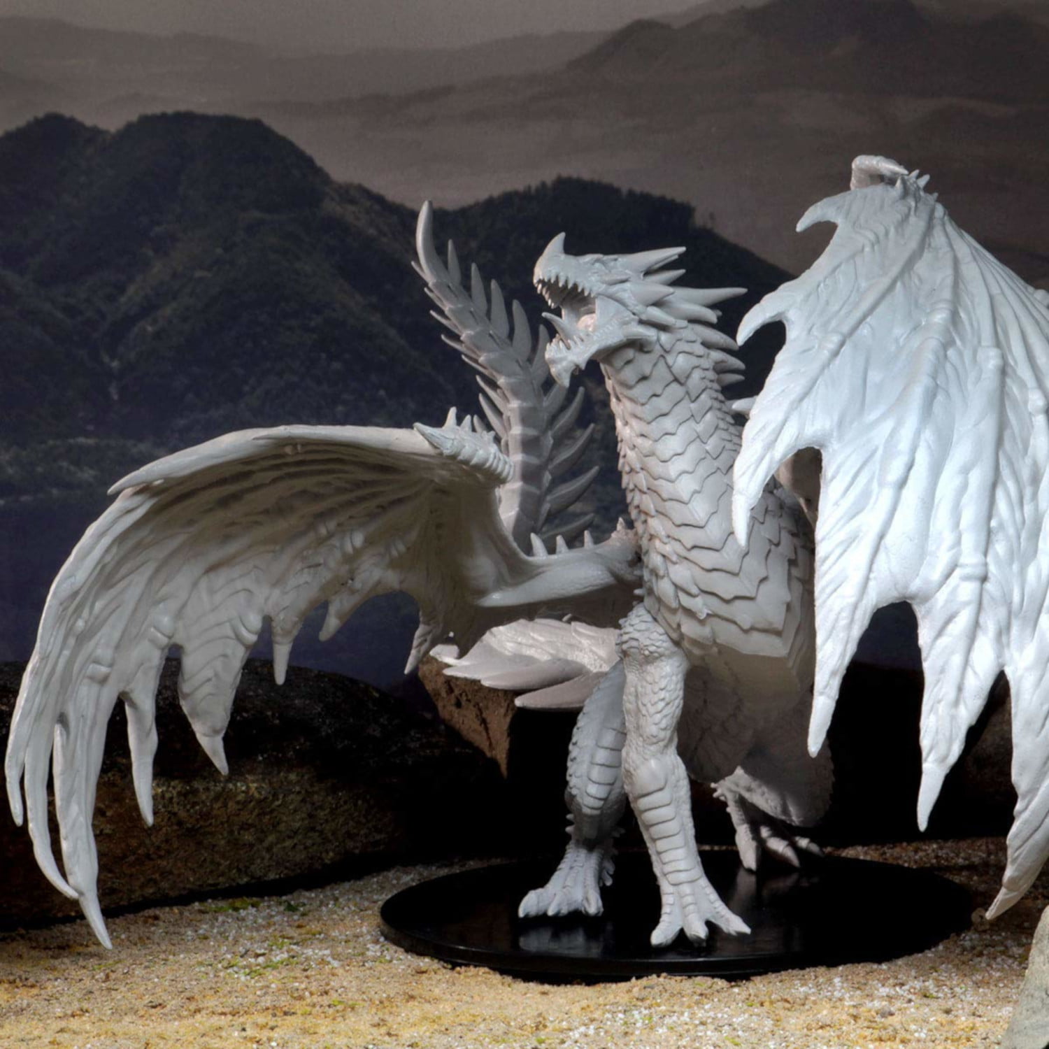 Pathfinder Deep Cuts Unpainted Miniatures Gargantuan Red Dragon D&D 