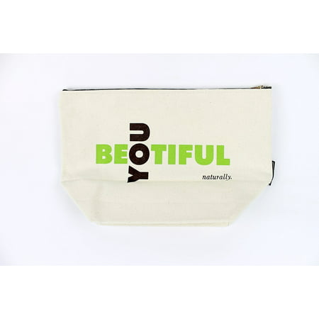 Makeup Bag; Washable Canvas Cosmetics Pouch With Zipper for Beauty & Make Up Products Organizer; Best for Travel Storage for Toiletry & Haircare - Purse (Best New Makeup Products 2019)