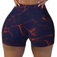 thumbnail image 2 of Sikiie lightning Print Workout Shorts Women Scrunch Butt Gym Shorts Seamless High Waist Tummy Control Yoga Biker Athletic Shorts-XX-Large, 2 of 8