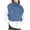 Blue, variant on Fartey Women's Short Sleeve Turtleneck Sweaters 2024 Trendy Cable Knit Cropped Sweaters Casual Fashion Solid Color Pullover Sweaters