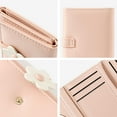 thumbnail image 2 of Small Womens Wallet, Cute Wallet with Small Flower Pattern PU Leather ID Window Trifold Wallet Suitable for Gift Giving, Travel, Shopping and Daily Life, 2 of 7