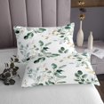 thumbnail image 3 of Erosebridal Branches Leaves Coverlet Set King,Botanical Theme Bedding Set,Plant Decor,Breathable,3 Pieces, 3 of 5