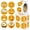 Bright Yellow-3 Pack, variant on 1500 Pcs Happy Smile Face Decal Sticker 3 Rolls Motivational Stickers for Teachers Colorful Behavior Chart Stickers for Student (Assorted Color, 1" Each)