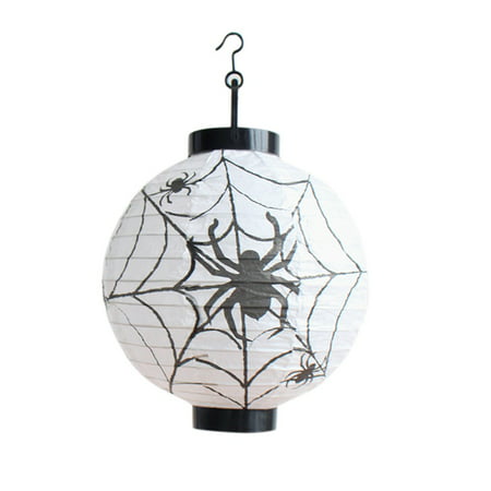 1 PC Halloween Party Decorations Paper Spider Ghost Bats Lantern