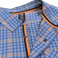 thumbnail image 4 of FOX Shop Shirt Orange / Blue Plaid L, 4 of 4