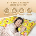 thumbnail image 6 of Naloa Love Heart1 Body Pillow Cover, Pillowcases with Hidden Zipper Breathable Long Pillow Case (Pillows are not included,20x54 inch), 6 of 7