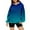 Sky Blue, variant on DDAPJ pyju Drop Shoulder Hoodies for Women Gradient Print Hooded Sweatshirt Teen Girls Y2K Aesthetic Hoodie Fall Casual Pullover Sweatshirts Wine XXL