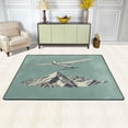 thumbnail image 2 of Plane Mountain Rugs Washable Cover Floor Rug Carpets Bathroom Decorations For Kitchen Bedroom Indoor 36"X24", 2 of 4