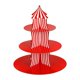 thumbnail image 3 of Soporte para cupcakes de carnaval, soporte para exhibición de postres y pasteles, soporte para pasteles de 3 niveles, pastelería para restaurantes, 3 of 9