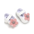 thumbnail image 2 of Baby Cute Flower Princess Soft-soled Toddler Cotton Fabric Shoes, 2 of 5