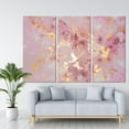 thumbnail image 3 of Pink Marble Poster, Marble Canvas, Modern Wall Art, Gold Marble Art Canvas, Alcohol Ink Canvas, Shimmery Wall Decor, Abstract Artwork, Canvas Wall Decor - 3P-Gallery Wrapped, 3 of 9