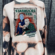 Adult Unisex Small to 3X Michael Myers Jason Voorhees Coffee Sweatshirt
