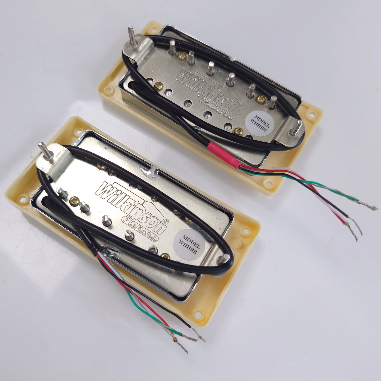 Wilkinson Guitar Alnico 5 Humbucker Pickups, 4C, with 1V1T Wiring Harness for Les Paul Style Electric Guitar