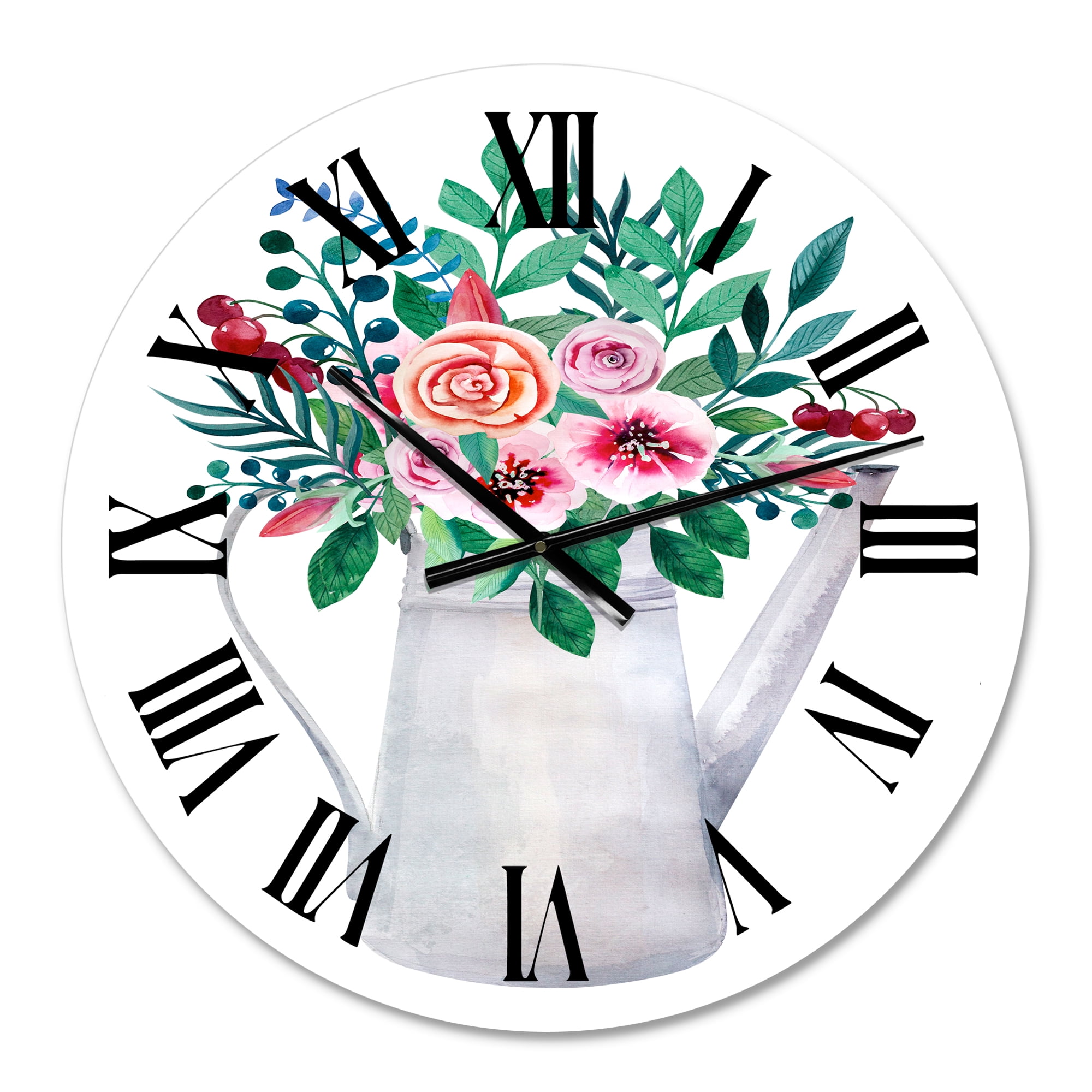 Designart 1 in Quartz Traditional Wall Clock