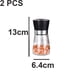 thumbnail image 2 of Salero y pimentero Molinillo de pimienta de grosor ajustable para sal marina, especias, acero inoxidable, 2 of 5