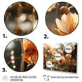 thumbnail image 3 of Designart "Mums landscape I" Floral Floater Framed Wall Decor, 3 of 7