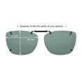 thumbnail image 4 of Solar Shield Dioptics Unisex Rectangle Fashion Sunglasses Black, 4 of 7