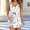 White, variant on Women's 2026 Summer Double Spaghetti Strap V‑Neck Tank Top, Print A‑Line Loose Fit Sleeveless Camisole Top for Casual Daily Wear