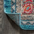 thumbnail image 3 of JONATHAN Y BOHEMIAN FLAIR 5 x 8 Area Rug, Vintage Medallion - Blue/Yellow, BMF102A-5, 3 of 11