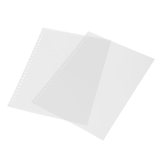 Cubierta de Papel B5 Translúcida Esmerilada para Presentaciones de Informes, 50 pianas con plásstico pp, documentos para para ideales importantes