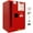 Red(23 x 18 x 35 in ), variant on 18" x 18" x 23" Fireproof Safety Cabinet, 12 Gallon Flammable Storage Cabinet, Solvent Cabinet with Adjustable Board for Commercial Industrial and Home Use