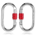 thumbnail image 1 of Amdohai 25KN Screw Locking Gate Carabiner, 1 of 8
