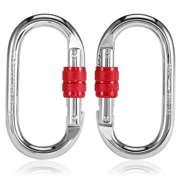 Amdohai 25KN Screw Locking Gate Carabiner