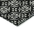 thumbnail image 4 of Addison Rugs Chantille Indoor/Outdoor Transitional Floral Black Washable Rectangle Rug, 5' x 7'6", 4 of 6