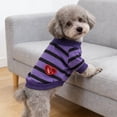 thumbnail image 4 of Plaid Dog & Cat T-Shirt with Heart Patch, Breathable Summer Pet Clothes for Small/Medium Breeds, Soft & Comfortable, Assorted Colors, 4 of 5