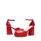 thumbnail image 3 of Zapatos de Tacón Alto con Plataforma Gruesa para Mujer DREAM PAIRS Rojo Talla 6, 3 of 8