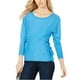 thumbnail image 1 of INC suéter con cordones a los lados para mujer, azul, grande, 1 of 2