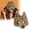 C Wolf Mask, variant on Realistic Half Face Plush Wolf Mask Adjustable Strap Soft Fabric Werewolf Fox Animal Mask Polyester Cosplay Accessory for Adult Teen Halloween Carnival Themed Party Costume Decor