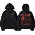 thumbnail image 4 of Sudadera con capucha de doble cara para hombre y mujer, chaqueta con cremallera de gran tamaño con estampado de salida francesa de TV Girl, sudaderas de algodón de lana Unisex, 4 of 5