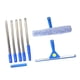 thumbnail image 1 of Herramienta limpiadora de ventanas Kit de lavado de escobilla de goma Kit de limpieza para tareas del hogar 5 polos, 1 of 9