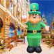 thumbnail image 4 of Bearachild Leprechaun inflable gigante de 8 pies para el Día de San Patricio con luz LED que sostiene cerveza para divertirse al aire libre en el Almacenamiento y organización del hogar, 4 of 6