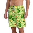 thumbnail image 2 of Fotbe Green Avocado Trajes de Baño Estampados para Hombre, Shorts de Verano de Secado Rápido, Ropa de Playa, Bañadores-XX-Large, 2 of 6
