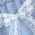 thumbnail image 5 of YUANxueke Girls Denim Vest Sleeveless Button Down Collared Waistcoat Tops Casual Autumn Fashion Outwear for 18M-14Y, 5 of 8