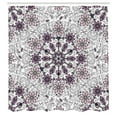 thumbnail image 2 of Ambesonne Ethnic Shower Curtain, Flower Vintage Abstract Art, 69"Wx70"L, Pale Mauve, 2 of 4