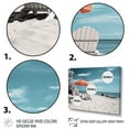 thumbnail image 3 of Designart "Nostalgia Black Beach Seaside I" Nautical & Beach Floater Framed Wall Art Living Room, 3 of 7