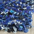 thumbnail image 6 of SAFAVIEH Rio Cassandra Confetti Polyester Shag Area Rug, Blue/Multi, 6' x 6' Square, 6 of 7
