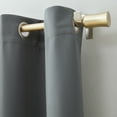 thumbnail image 5 of Mainstays Grommet Top Blackout Curtain Panel, 1 Panel, Gray, 40" W x 95" L, 5 of 7